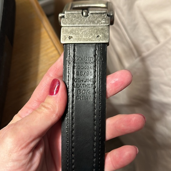 Men’s leather belt - Picture 3 of 4